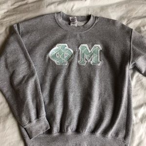 Phi Mu Letter sweatshirt